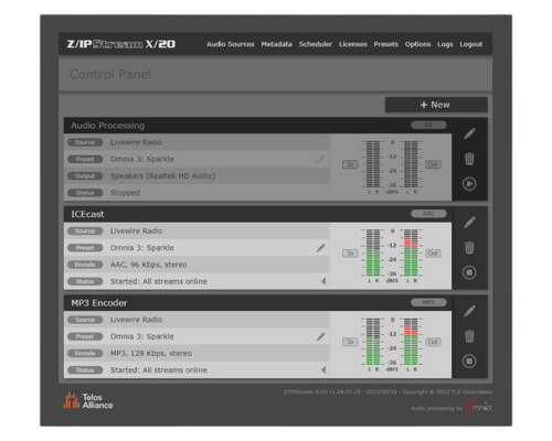 Z/IPStream X/20